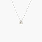 18 Carat White Gold Diamond Knot Pendant Necklace - Jordans Jewellers