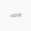 Jordans Jewellers 18ct white gold oval diamond solitaire ring - Alternate shot 1