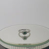 Jordans Jewellers platinum chrome tourmaline and diamond halo ring - Alternate shot 1 - Alternate shot 2 - Video 1