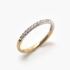 18 Carat White & Yellow Gold Diamond Eternity Ring