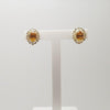 Jordans Jewellers pre-owned 9ct yellow gold citrine stud earrings - Alternate shot 1 - Video shot 1