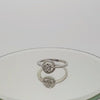 Jordans Jewellers 18ct white gold 0.39 estimated carat diamond halo cluster ring - Alternate shot 1 - Alternate shot 2 - Video 1