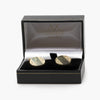 Jordans Jewellers pre-owned 9ct yellow gold plain and engraved cufflinks 