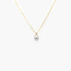Jordans Jewellers 9ct yellow gold and grey freshwater pearl pendant necklace