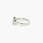 9 Carat White Gold & Diamond Boat Ring - Jordans Jewellers