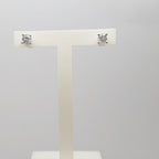 Jordans Jewellers 9ct white gold 0.50ct diamond stud earrings - Alternate shot 1  - Video 1