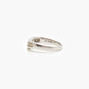 9 Carat White Gold & 0.50 Carat Diamond Wishbone Ring
