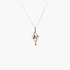 Jordans Jewellers 9ct rose gold antique amethyst lavalier pendant necklace - Alternate shot 1