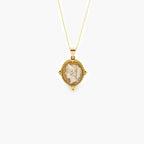 Antique 18 Carat Gold Shell Cameo Pendant Necklace - Jordans Jewellers