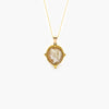 Jordans Jewellers antique 18ct gold shell cameo pendant necklace