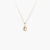 Jordans Jewellers 9ct rose gold aquamarine and pearl pendant necklace - Alternate shot 1