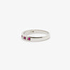 Jordans Jewellers 18ct white gold channel set ruby and diamond ring - Alternate shot 1