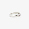 Jordans Jewellers 18ct white gold channel set ruby and diamond ring - Alternate shot 1 - Alternate shot 2
