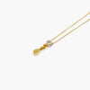 Jordans Jewellers 18ct yellow gold citrine and brilliant-cut diamond pendant necklace - Alternate shot 1