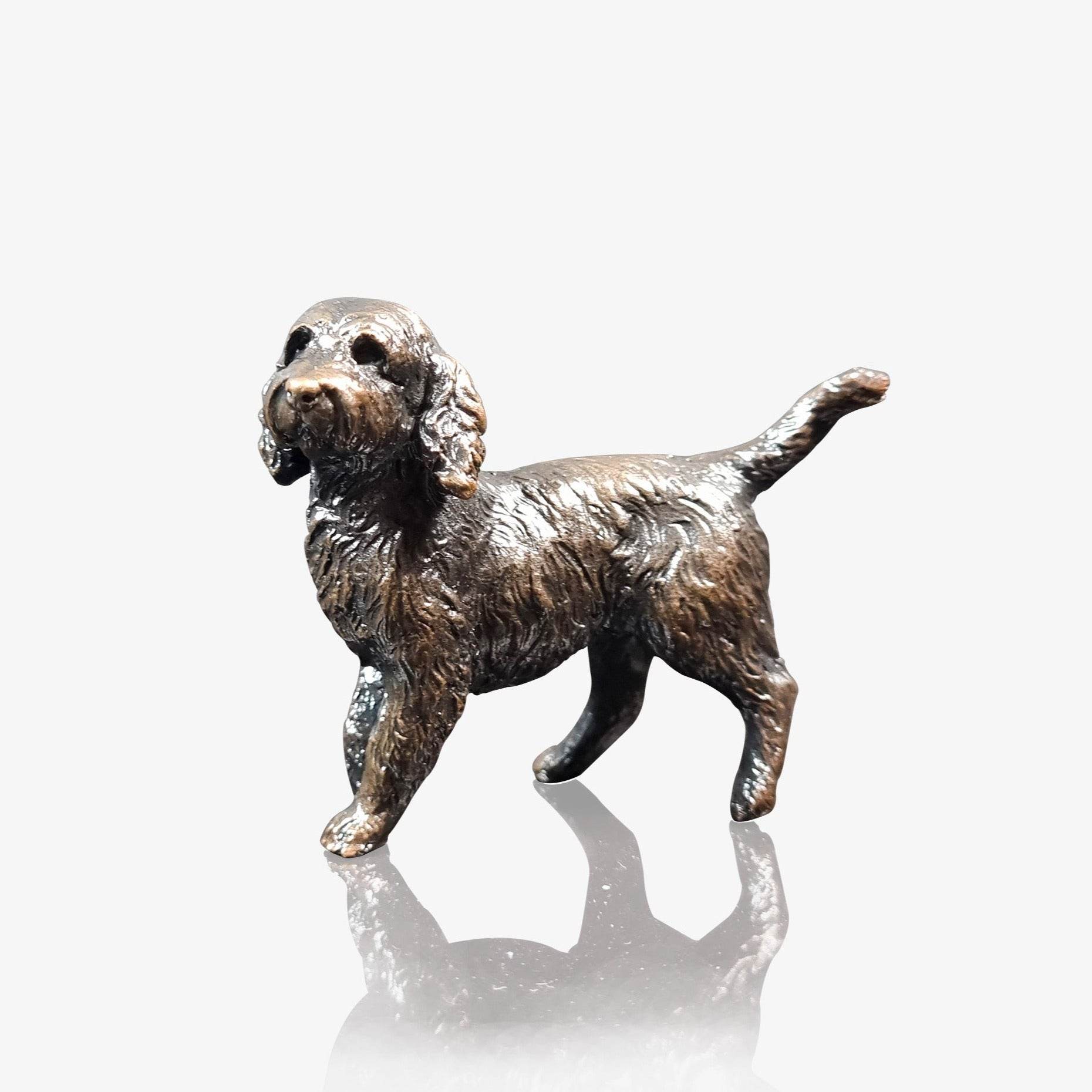 Small Cockapoo Standing Bronze - Jordans Jewellers