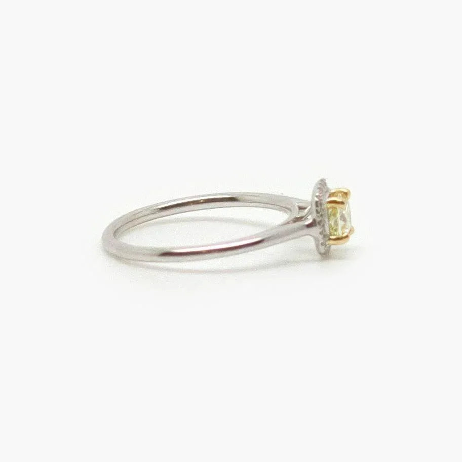 Cushion Cut Yellow Diamond Cluster Ring - Jordans Jewellers