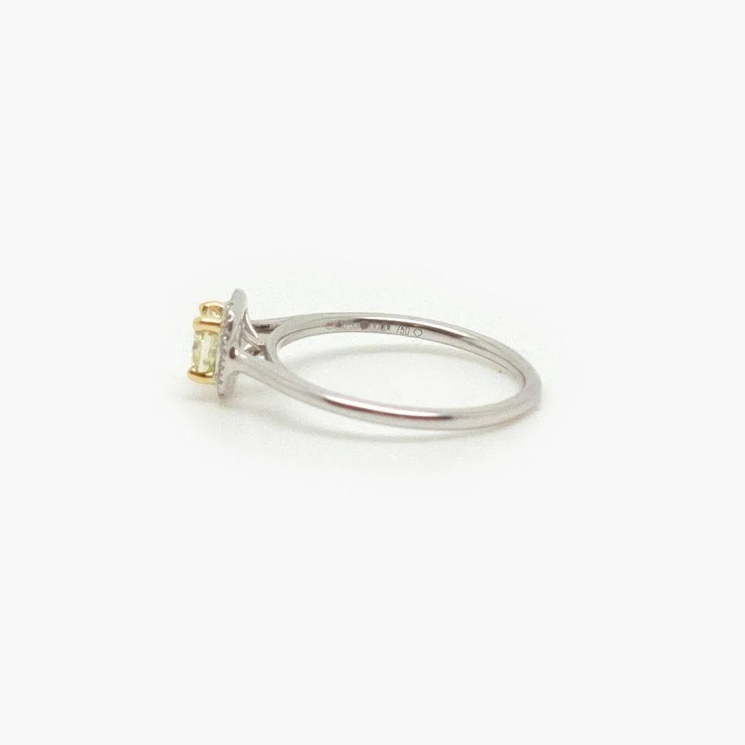 Cushion Cut Yellow Diamond Cluster Ring - Jordans Jewellers
