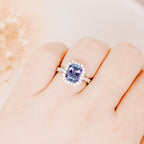 Green Tanzanite & Diamond Ring - Jordans Jewellers