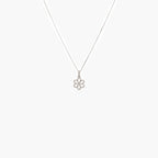 Diamond Flower Pendant Necklace - Jordans Jewellers
