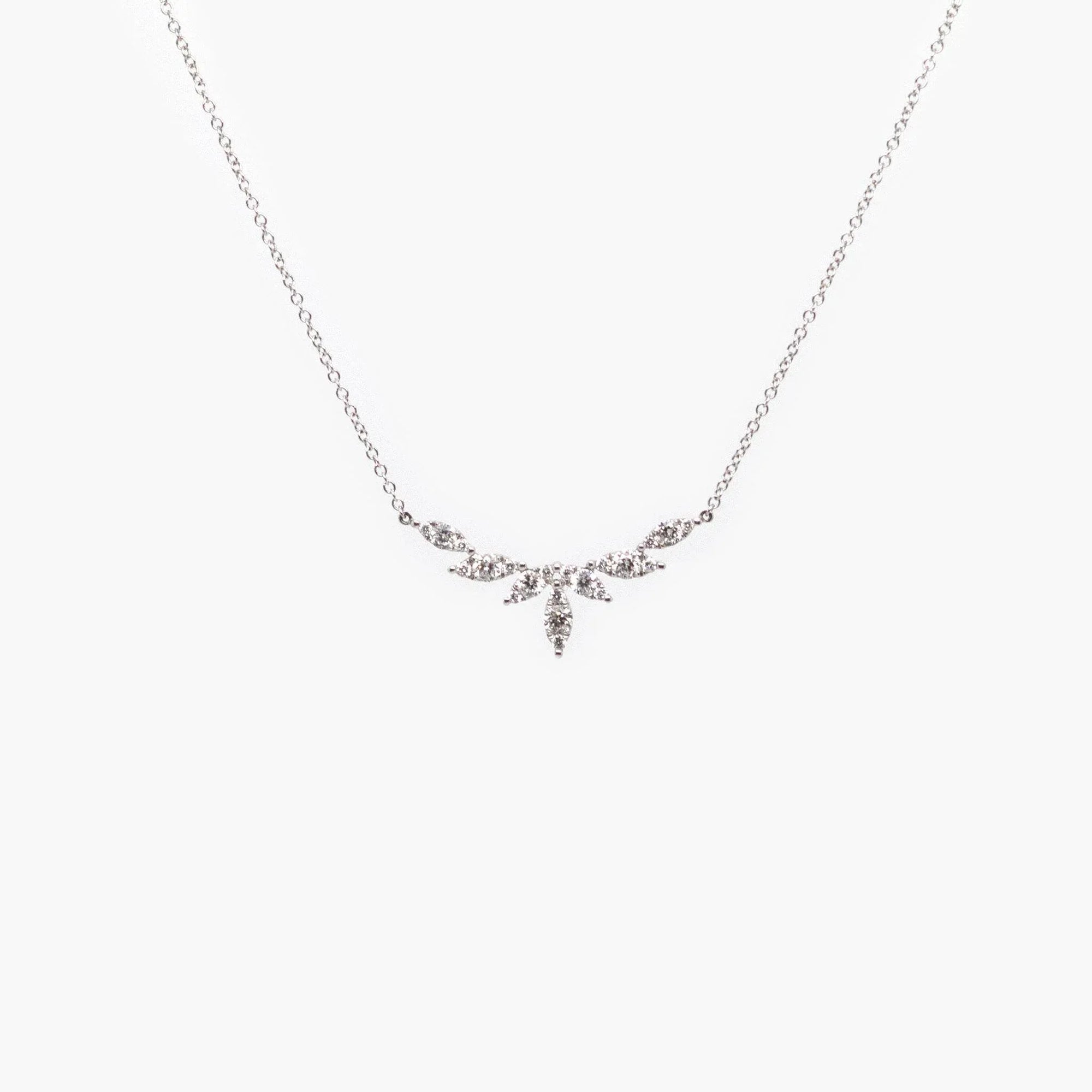 Diamond Marquise Style Necklace - Jordans Jewellers