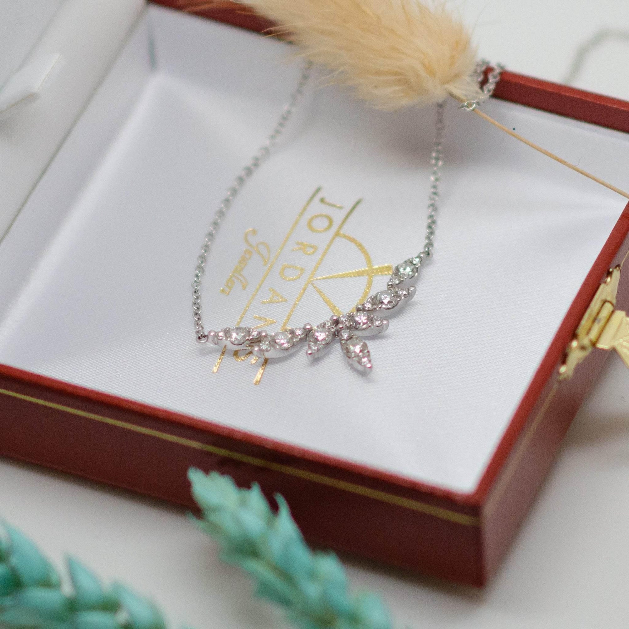 Diamond Marquise Style Necklace - Jordans Jewellers