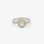 Diamond & Swirl Ring - Jordans Jewellers