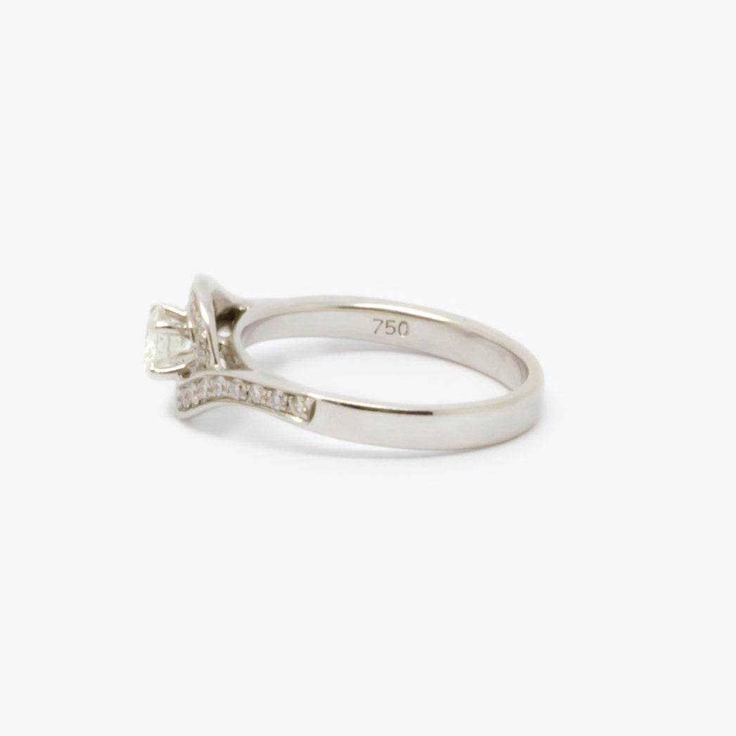 Diamond & Swirl Ring - Jordans Jewellers