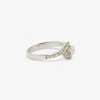 Diamond & Swirl Ring - Jordans Jewellers