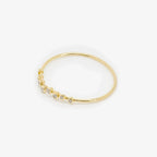NEW 18 Carat Yellow Gold Eight Diamond Bubble Bangle - Jordans Jewellers
