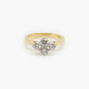 Jordans Jewellers 18ct yellow gold and platinum four stone diamond ring