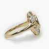 Green Amethyst & Diamond Art Deco Style Ring