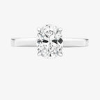 Lapidary 0.9x0.7cm Oval Single Stone Set Ring - Jordans Jewellers