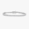 Jordans Jewellers Lapidary silver and rhodium plated marquise bracelet