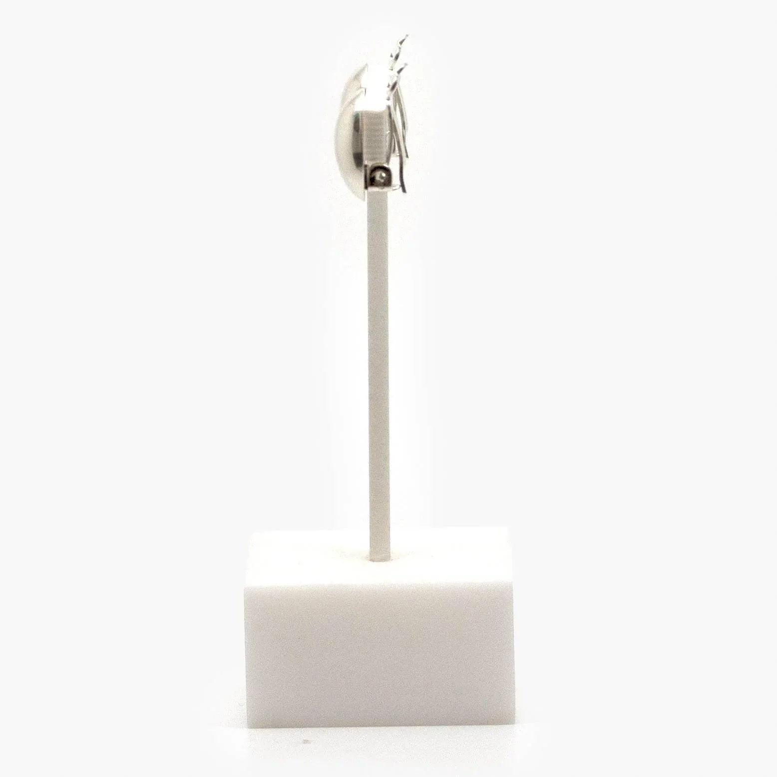 Medium Oval Silver Clip On Earrings - Jordans Jewellers