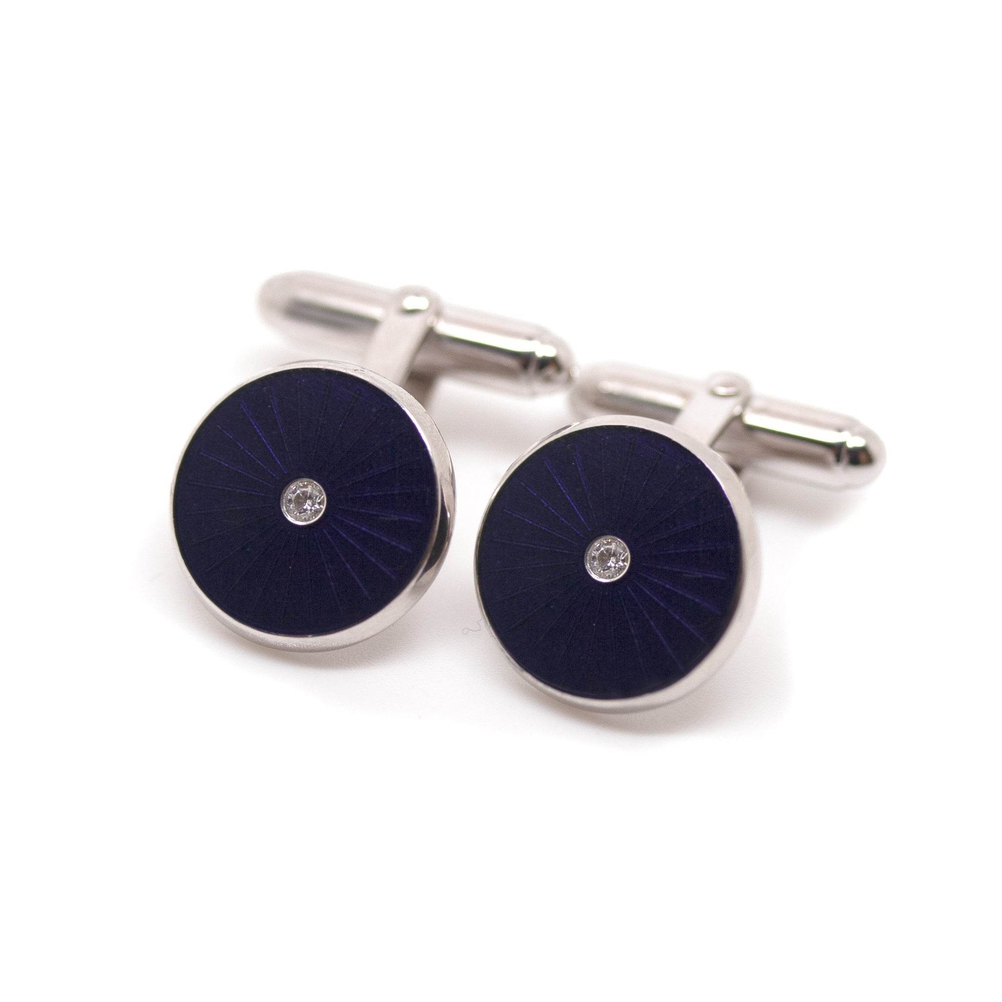 Nicole Barr Diamond Cufflinks - Jordans Jewellers
