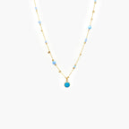 Opalite Drop Vermeil Necklace - Jordans Jewellers