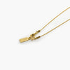 Jordans Jewellers rolled gold opalite drop vermeil necklace - Alternate shot 1 - Alternate shot 2
