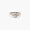 Jordans Jewellers platinum 1.02ct four stone cluster ring