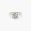 Jordans Jewellers platinum diamond daisy cluster ring