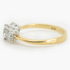 Pre-Owned 1.02ct Diamond 18ct Gold Trilogy Ring