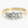 Pre-Owned 1.02ct Diamond 18ct Gold Trilogy Ring