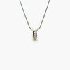 Pre-Owned 14 Carat White Gold & Diamond Pendant Necklace