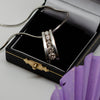 Pre-Owned 14 Carat White Gold & Diamond Pendant Necklace