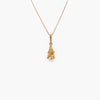 Pre-Owned Gold & Pearl Drop Pendant Necklace