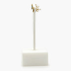 Rolled Gold Flower Opalite Stud Earrings - Jordans Jewellers