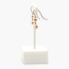 Jordans Jewellers 9ct rose gold sapphire and pearl drop earrings - Alternate shot 1