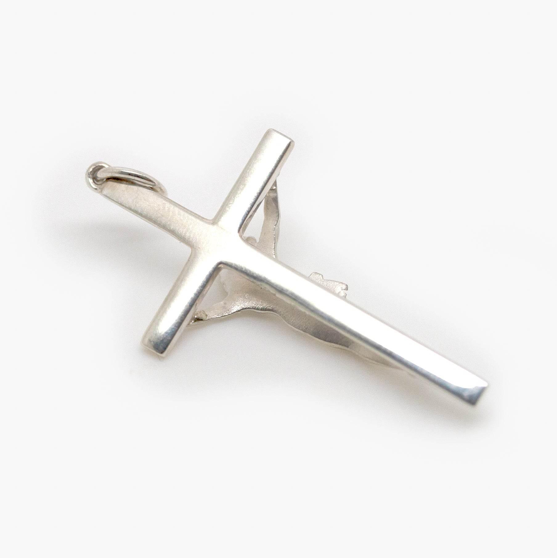 Silver Crucifix Cross Pendant - Jordans Jewellers