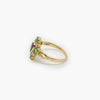 Jordans Jewellers 9ct yellow gold amethyst, emerald and diamond ring - Alternate shot 1 - Alternate shot 2