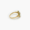 Jordans Jewellers 9ct yellow gold amethyst, emerald and diamond ring - Alternate shot 1