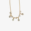 Jordans Jewellers 9ct rose gold aquamarine and pearl necklace - Alternate shot 1